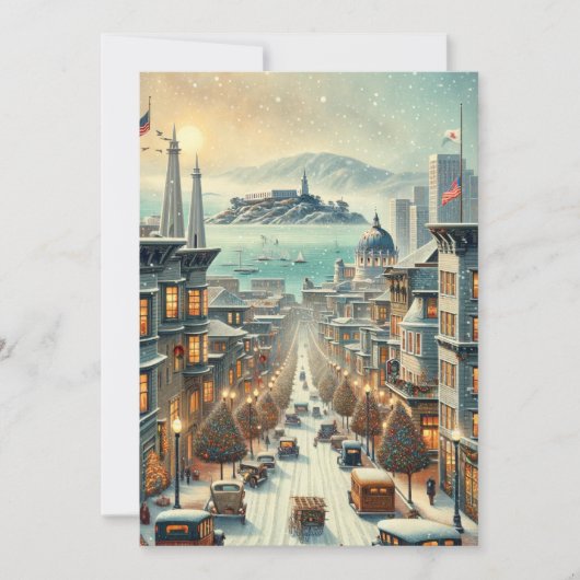 San Francisco Christmas Elegance - Karte (Vorderseite)