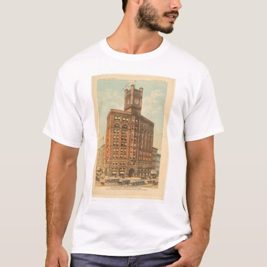 San Francisco Chronicle neues Gebäude (1476A) T-Shirt (Vorderseite)