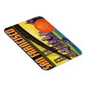 San Francisco Citrus Label Magnet (Rechte Seite)