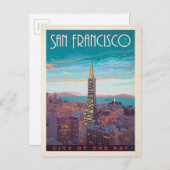 San Francisco | City By The Bay Postkarte (Vorne/Hinten)