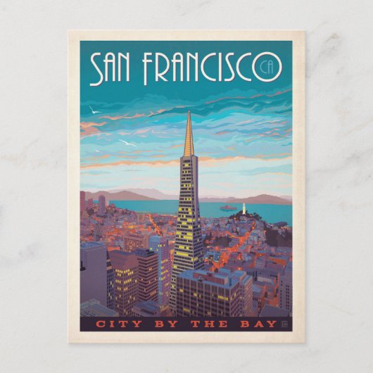 San Francisco | City By The Bay Postkarte (Vorderseite)