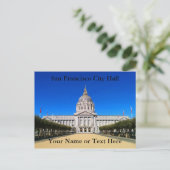 San Francisco City Hall #1-2 Postcard Postkarte (Stehend Vorderseite)