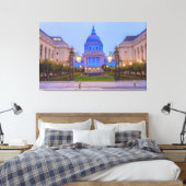 San Francisco City Hall in Blue Light Leinwanddruck (Insitu (Schlafzimmer))