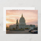 San Francisco City Hall Postkarte (Vorne/Hinten)