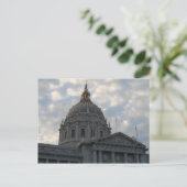 San Francisco City Hall Postkarte (Stehend Vorderseite)