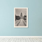 San Francisco City Hall von 8. St. Leinwanddruck (Insitu (Holzboden))