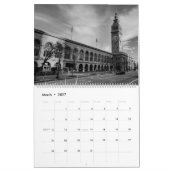 San Francisco City in Black and White Kalender (Mär 2027)