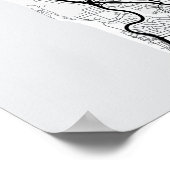 San Francisco City Map + Ihr Location Poster (Ecke)