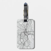 San Francisco City Map Topographie Gepäckanhänger (Rückseite vertikal)