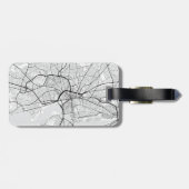 San Francisco City Map Topographie Gepäckanhänger (Rückseite horizontal)