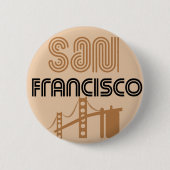 San Francisco City Sign Button (Vorderseite)