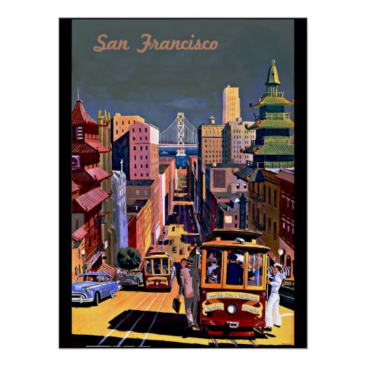 San Francisco City View Poster (Vorderseite)