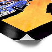 San Francisco City View Poster (Ecke)