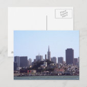San Francisco City View Postkarte (Vorne/Hinten)