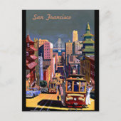 San Francisco City View Postkarte (Vorderseite)
