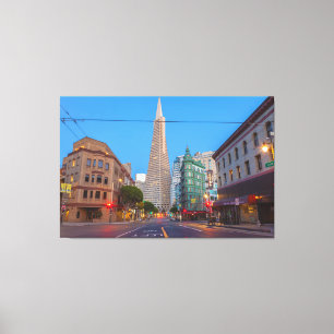 San Francisco Cityscape in Dusk Leinwanddruck