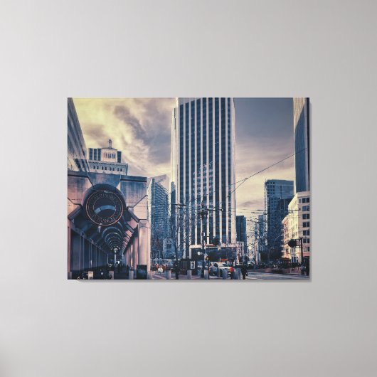 San Francisco Cityscape Leinwanddruck (Vorderseite)