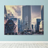 San Francisco Cityscape Leinwanddruck (Insitu (Holzboden))