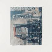 San Francisco Cityscape mit moderner Skyline Wandteppich (Vorderseite)