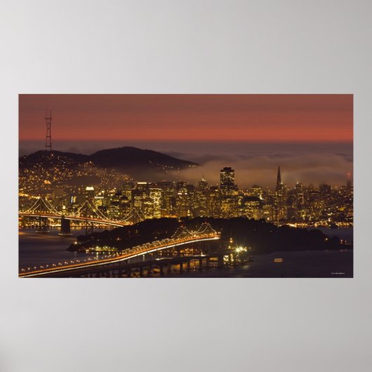 San Francisco Cityscape Poster (Vorne)