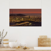 San Francisco Cityscape Poster (Küche)