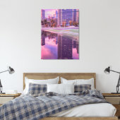 San Francisco Cityscape Reflection Leinwanddruck (Insitu (Schlafzimmer))