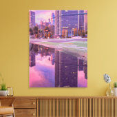 San Francisco Cityscape Reflection Leinwanddruck (Insitu (Wohnzimmer))