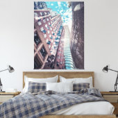 San Francisco Cityscape Skyline Leinwanddruck (Insitu (Schlafzimmer))