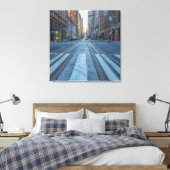 San Francisco Cityscape Street View Leinwanddruck (Insitu (Schlafzimmer))
