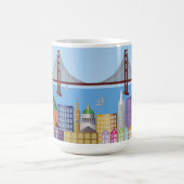 San Francisco Cityscape-Tasse Kaffeetasse (Mittel)