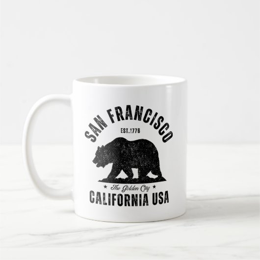San Francisco Classic Bear Design Kaffeetasse (Links)