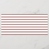 San Francisco Classy Wedding Menü mit zeichnend Menükarte (Rückseite)