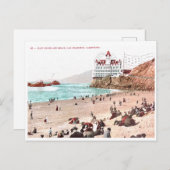 San Francisco Cliff House 1908 Vintage Postkarte (Vorne/Hinten)