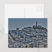 San Francisco Coit Tower Postkarte (Vorne/Hinten)