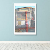 San Francisco Collage Leinwanddruck (Insitu (Holzboden))