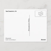 San Francisco Collage Postkarte (Rückseite)