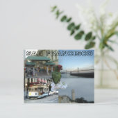 San Francisco Collage Postkarte (Stehend Vorderseite)