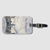 San Francisco Columbus Street Gepäckanhänger (Vorderseite (Horizontal))