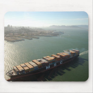 San Francisco Containerschiff Mousepad