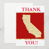 SAN FRANCISCO DANKESKARTE (Vorne/Hinten)