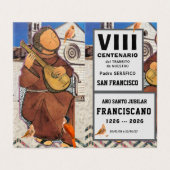San Francisco de Asis gefaltete Karte (Außenseite Aufgefaltet)
