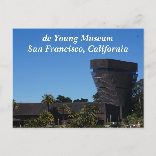 San Francisco de Young Museum #1-2 Postcard Postkarte (Vorderseite)