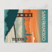 San Francisco: Der misty Charme des Golden Gate Postkarte (Vorderseite)