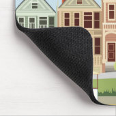 San Francisco | die gemalten Damen Mousepad (Ecke)