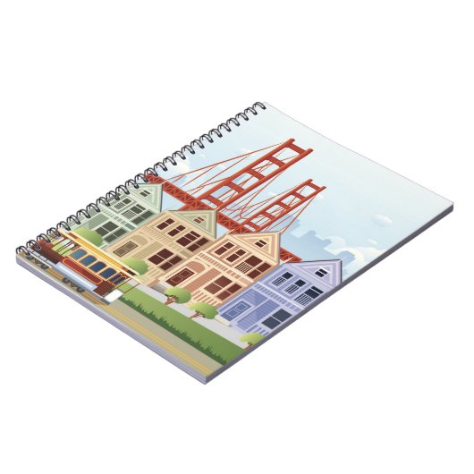 San Francisco | die gemalten Damen Notizblock (Linke Seite)