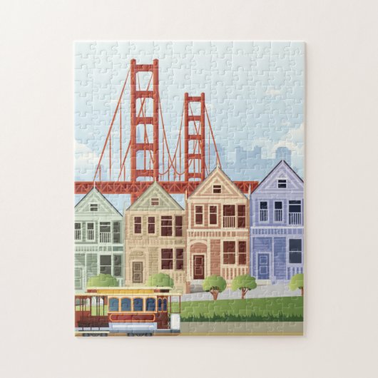 San Francisco | die gemalten Damen Puzzle (Vertikal)