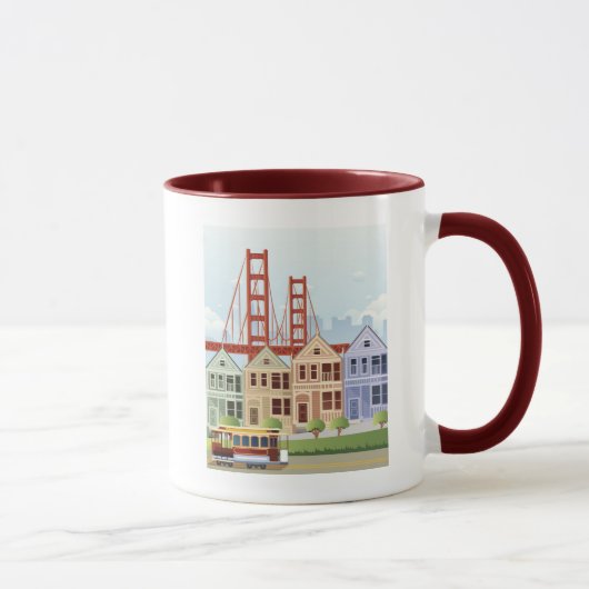 San Francisco | die gemalten Damen Tasse (Rechts)