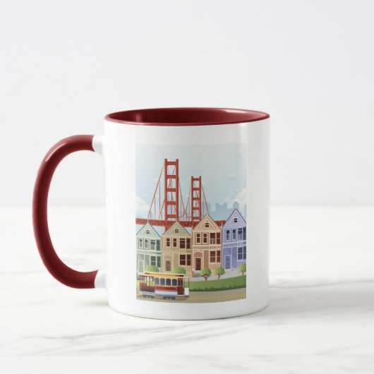 San Francisco | die gemalten Damen Tasse (Links)