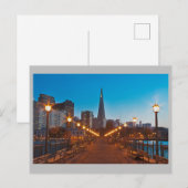 San Francisco die Stadt Postkarte (Vorne/Hinten)