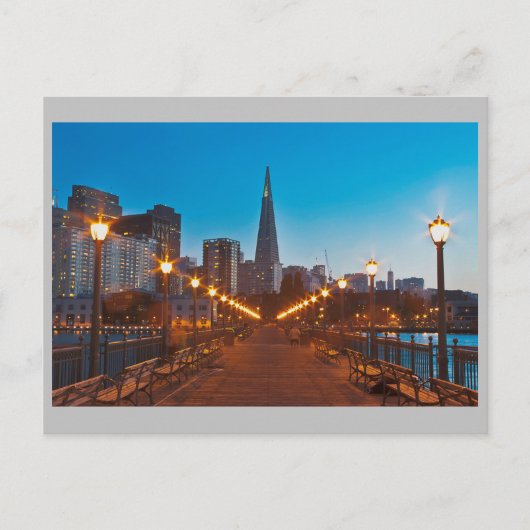 San Francisco die Stadt Postkarte (Vorderseite)